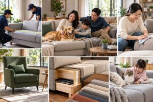 Ảnh minh họa AI cho chủ đề chi phí sử dụng sofa